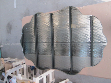 Irregular Silver Mirror
