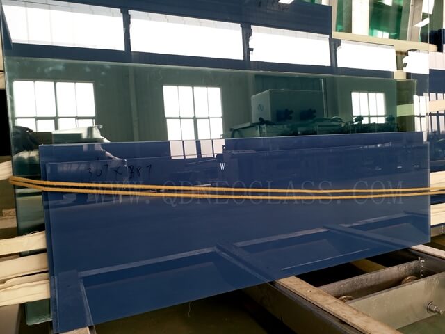 Ford Blue PVB Laminated Glass, Cut To Size Laminated Glass, Custom-Made Fordblue PVB Laminated Glass