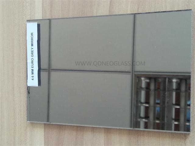 Grey Silver Mirror