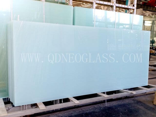 5.38-16.76mm White Translucent Laminated Glass-AS/NZS 2208: 1996, CE, ISO 9002