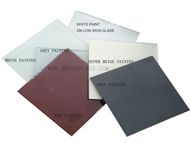 Ultra Clear (Low Iron) Painted Glass With Safety Vinyl Back-AS/NZS 2208: 1996, CE, ISO 9002